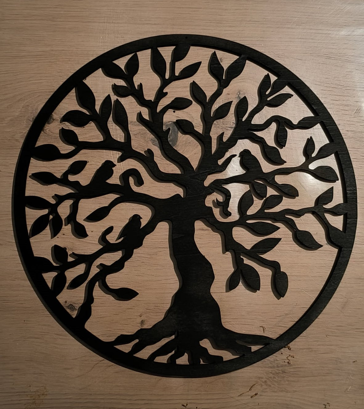 Arbre de vie en bois mural - décoration naturelle et spirituelle