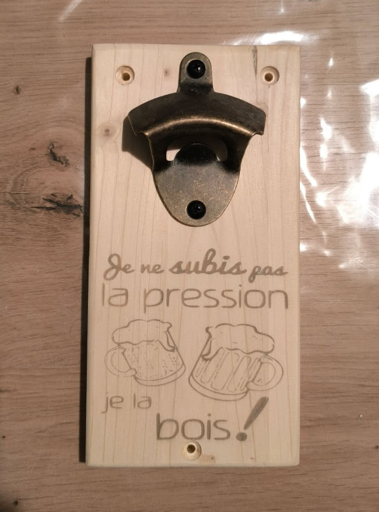 Décapsuleur en bois
