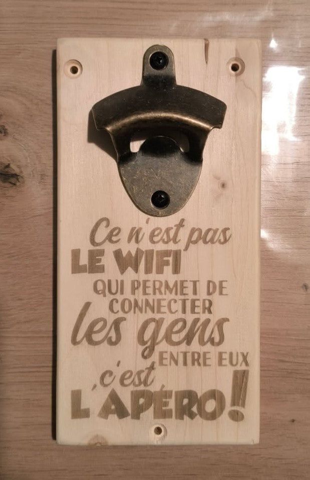 Décapsuleur en bois