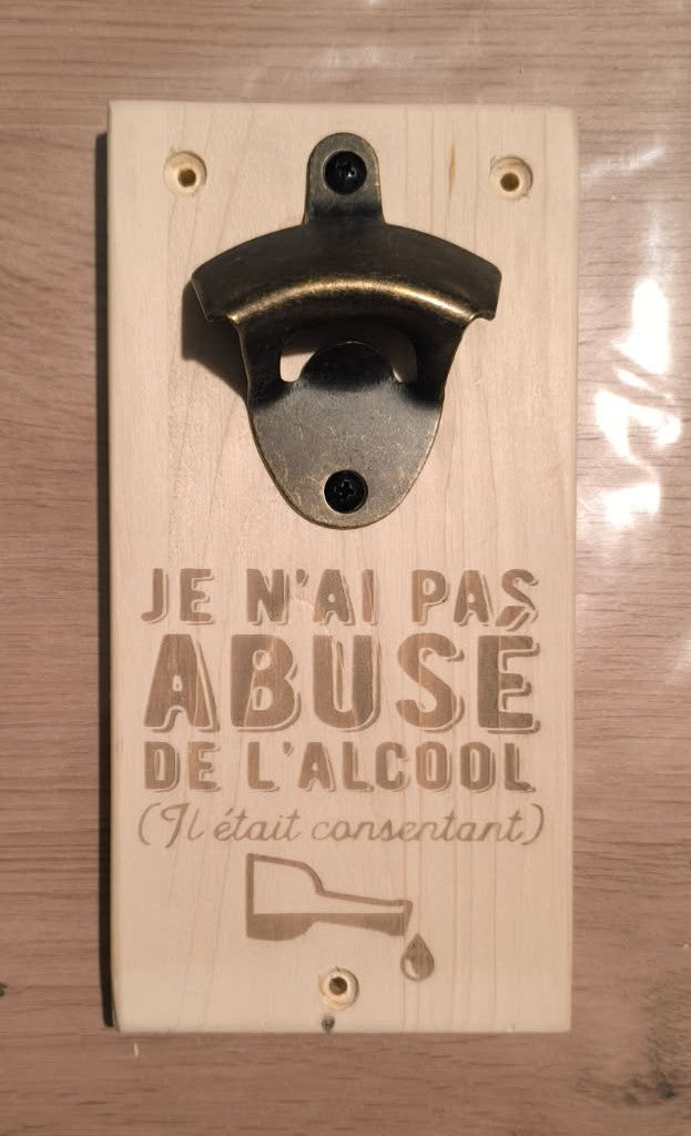 Décapsuleur en bois